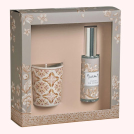 Candle and room spray set...