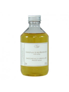 Recharge of perfume for Aromatic rattan stick diffuser - Patchouli vanilla - 250ml - Savonnerie de Bormes